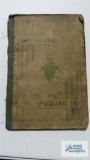 Owners information 1930 Packard 120 first edition book
