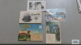 Lot of antique and vintage postcards, Omaha, Nebraska antique postcard set, and vintage Grove Park