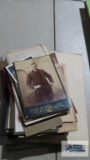 Lot of antique and vintage single photographs