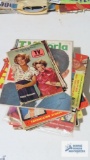 Large lot of vintage TV magazines