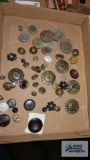Lot of vintage and antique buttons