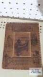 Native American...wooden plaque