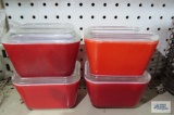 Pyrex refrigerator containers