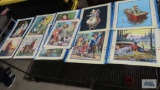 Assorted lithographs