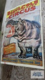 Clyde Beatty Cole Brothers Circus world's largest traveling zoo advertising poster