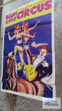 Clyde Beatty Cole Brothers world's largest circus advertising poster