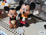 Lot of two Mickey Mouse banks