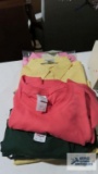 Chestnut Hill dress shirts, size medium, new in package. Ohio University shirts, sizes medium and