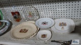Lot of assorted plates