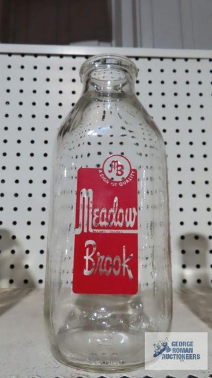 Meadowbrook milk bottle