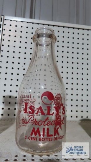 Isaly's milk bottle