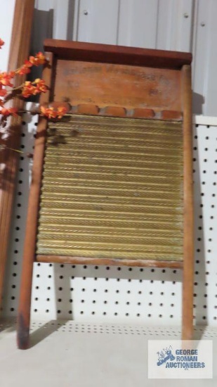 Antique advertising washboard