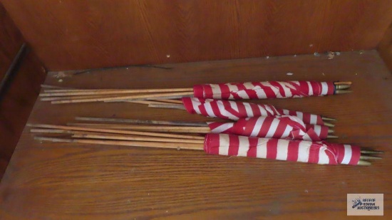 Small American flags