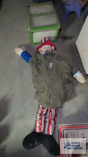 Uncle Sam stuffed doll with military jacket
