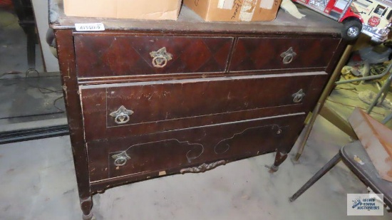 Vintage four-drawer dresser, needs refinished