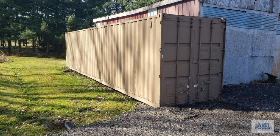 40 foot shipping container. Additional removal time available upon request. Buyer must use our