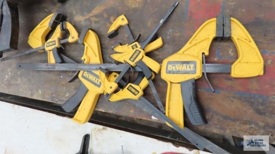 DeWalt woodworking clamps