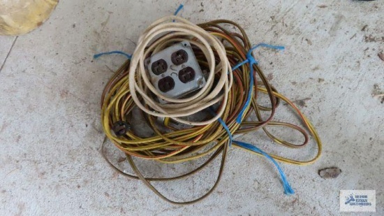 lot of heavy duty extension cords