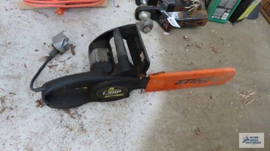 McCullough 1.5 horsepower electric chainsaw