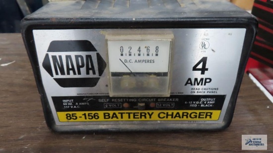 Napa 4 amp 12 volt or 6 volt battery charger