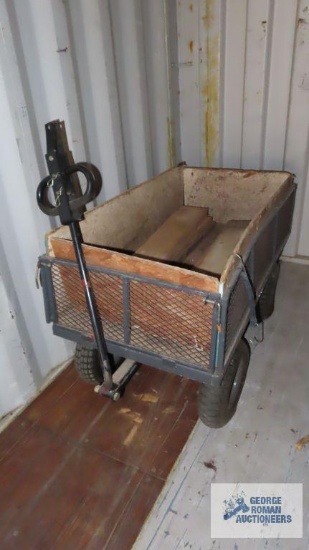 yard cart with pneumatic tires