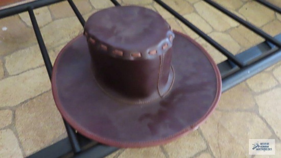 J.M.J.C. leather hat