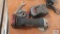 Bosch angle grinder with one battery, charger, cutting and flax wheel and key