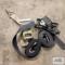 Two ratchet straps