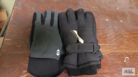 two pairs of gloves