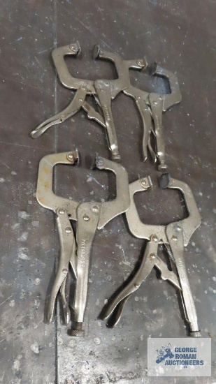 Lot of welding clamps