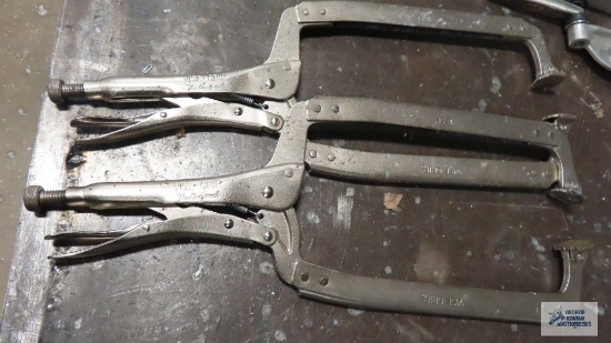 Pair of heavy duty 18 SP welding clamps