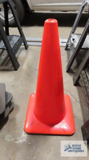 Orange safety cone