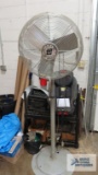 Commercial TPI Industrial pedestal shop fan