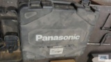 Panasonic 21.6 volt drill with four batteries and one charger