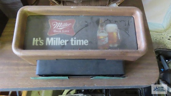 Miller High Life lighted beer sign