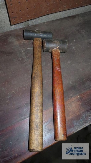 Hammers with brass heads