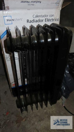 Oil heater with box