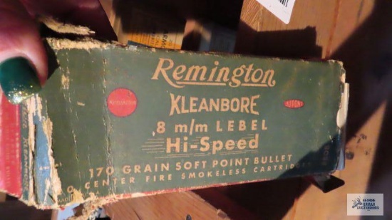 Partial box of Remington 8 m/m. No Shipping!!