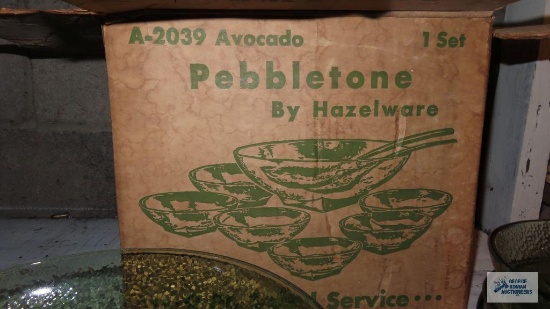 Pebbletone by Hazelware 9-piece salad service set