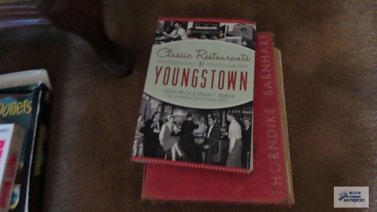 Classic Restaurants of Youngstown book and Thorndike Barnhart High School dictionary