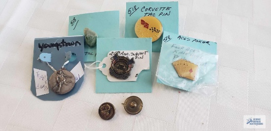 1961 Youngstown Tennis Club pendant...and assorted...pins