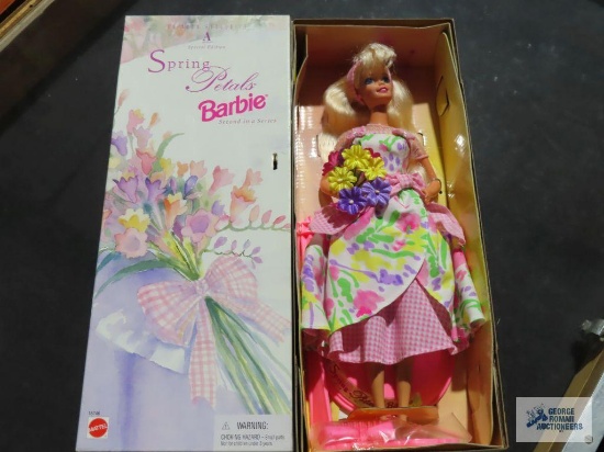 1996 Spring Petals Barbie second in a series with box. made for Avon