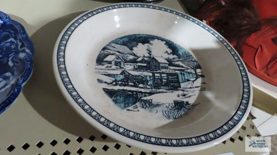 Watkins 1982 commemorative plate, Over the River and Through the Woods