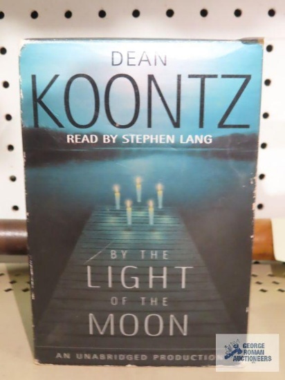 Dean Koontz By the Light of the Moon audiobook set with box
