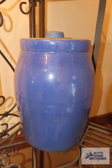 Vintage stoneware cookie jar
