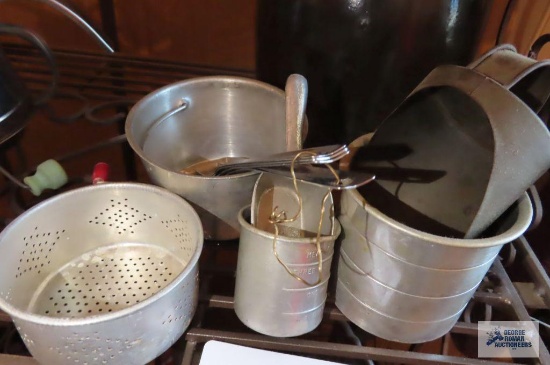Tin kitchen utensils