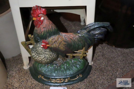 Rooster and hen decoration