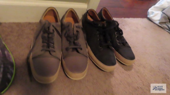Two pairs of size 11 John Varvatos, USA men's casual shoes