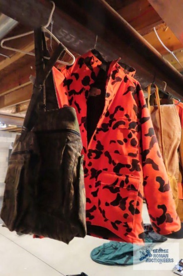 Orange camo hunting jacket Cabela's size 3XL and hunting vest