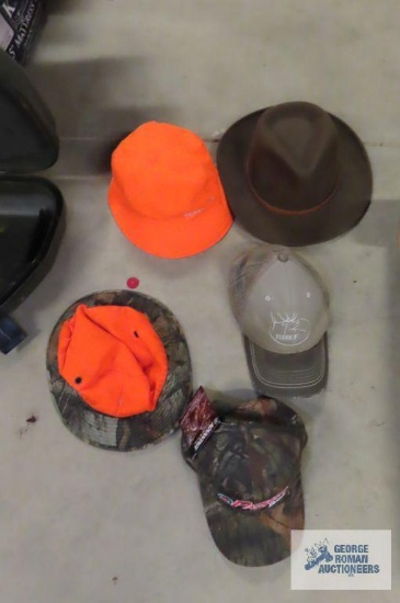 Assorting hunting hats